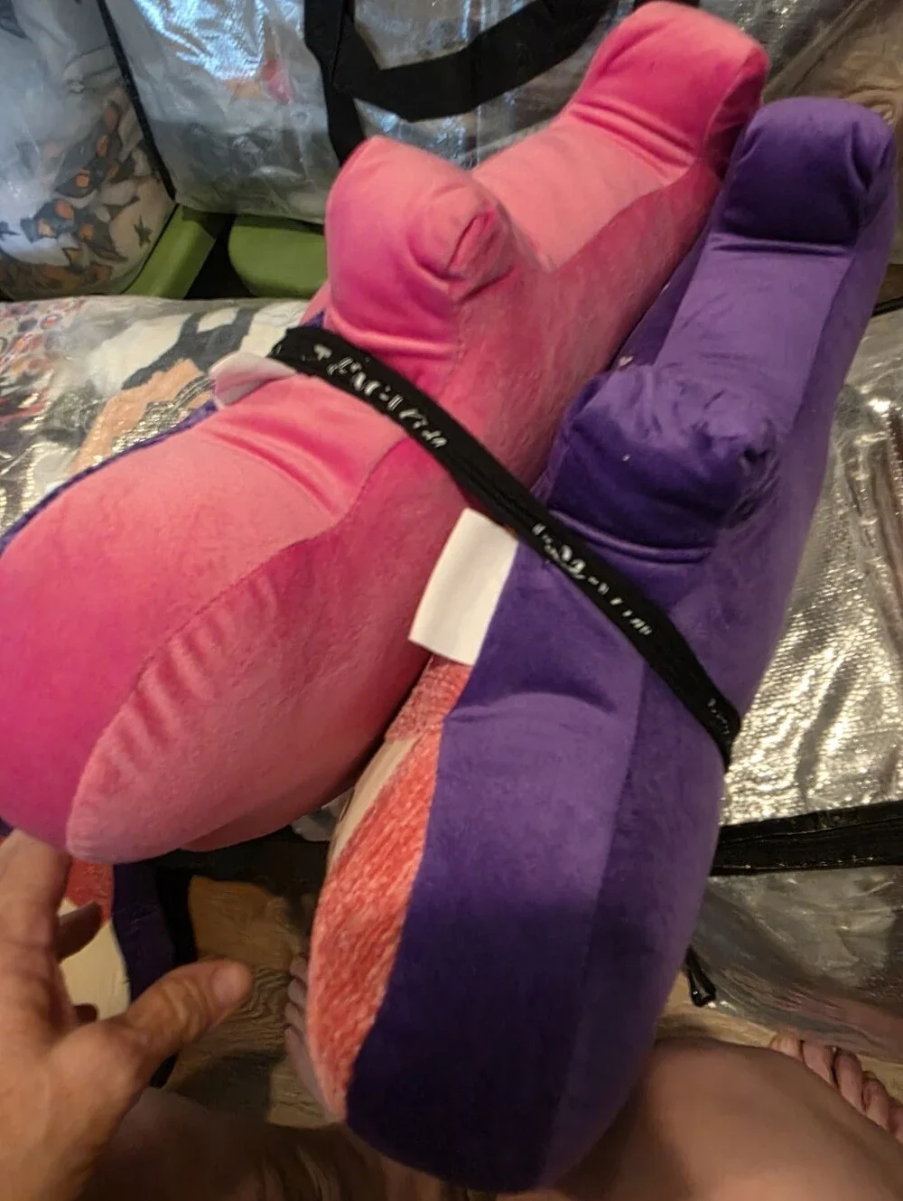 Plush Witch 2 Pack Pillows - Pink & Purple